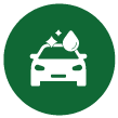 Green carwash package icon