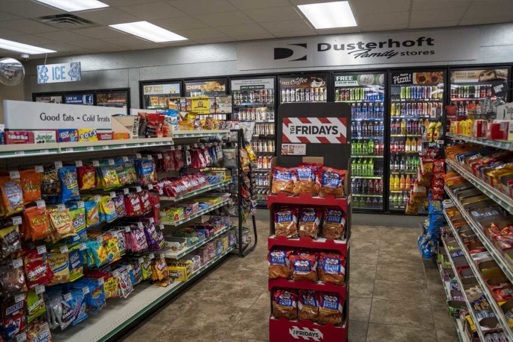 Aisle inside of 32nd location